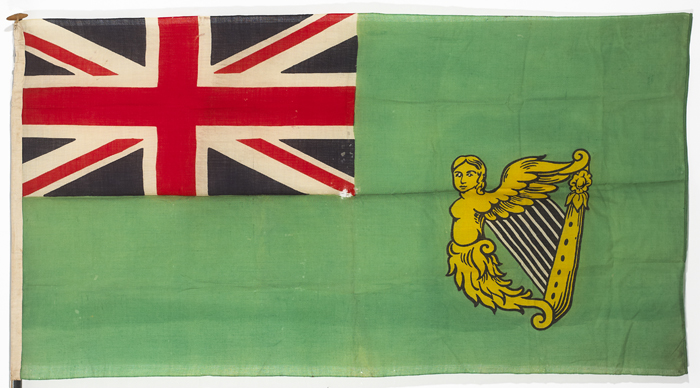 19th Century Flag: Green Ensign. A flag used by some Irish Merchant Shipping at Whyte's Auctions