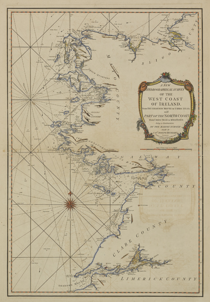 1794: Huddart Hydrographical Survey of the West Coast of Ireland at Whyte's Auctions