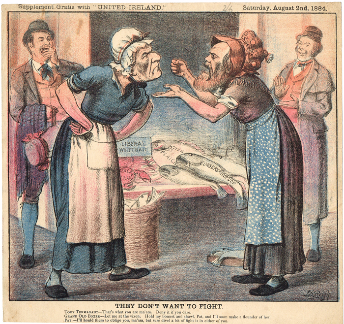 1880-1890: Collection of assorted 'United Ireland' cartoons at Whyte's Auctions