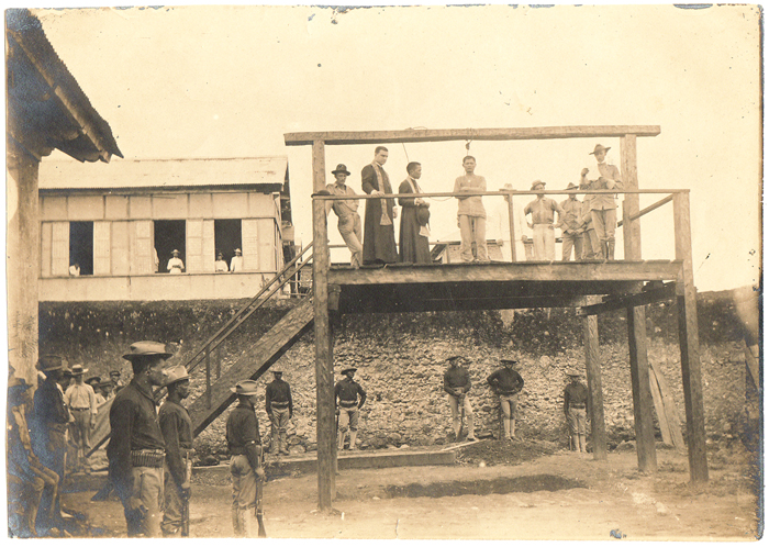 circa 1900: Philippines execution scene photograph at Whyte's Auctions