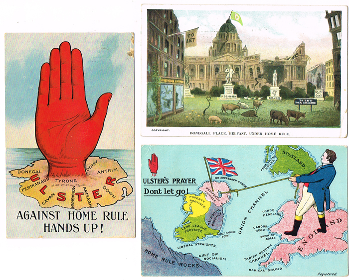 1910-1921: Collection of Unionist ephemera including postcards at Whyte's Auctions