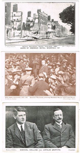 1910-1925: Collection of Irish interest political postcards including 1916 Rising and War of Independence at Whyte's Auctions