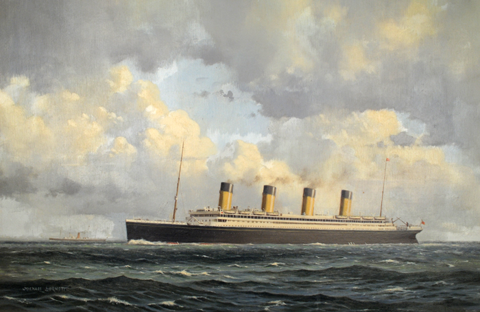 Michael Burnett RMS Titanic painting at Whyte's Auctions