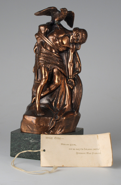 1966: 1916 Rising commemoration sculpture of 'The Dying Cchulainn' by Oliver Sheppard at Whyte's Auctions