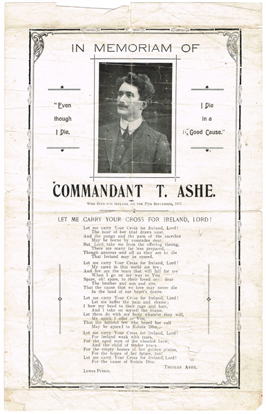 1916 Rising and War of Independence collection including Thomas Ashe print at Whyte's Auctions