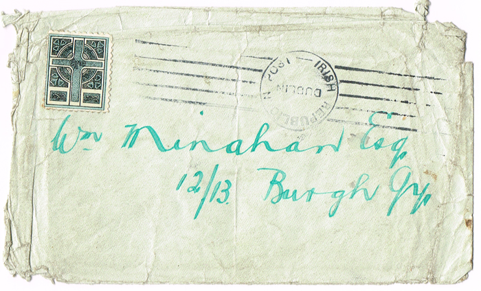 1919 Irish Republican Post envelope with Sinn Fein stamp. at Whyte's Auctions