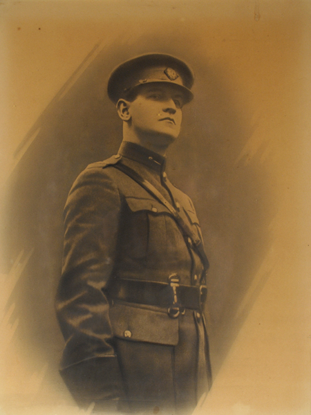 circa 1922: Large framed photograph of Michael Collins in uniform at Whyte's Auctions