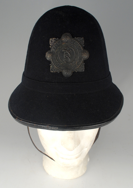 1929: Garda Sochna blue cloth night helmet at Whyte's Auctions