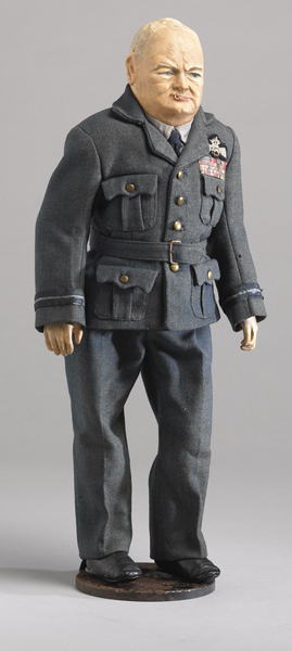 Winston Churchill doll by Frances and Lillian (Lily") Whelan" at Whyte's Auctions