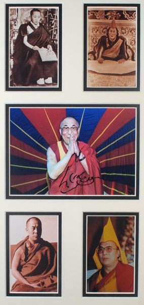 Dalai Lama signed photograph at Whyte's Auctions