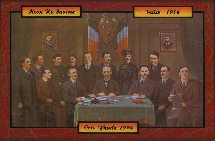 1990s: Long Kesh PrisonerArt including Easter Rising commemorative picture signed by 30 prisoners at Whyte's Auctions