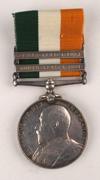 1901-1902: Royal Dublin Fusiliers King's South Africa Medal at Whyte's Auctions