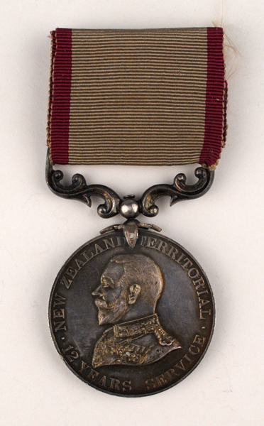 1912: New Zealand Territorial Service Medal at Whyte's Auctions