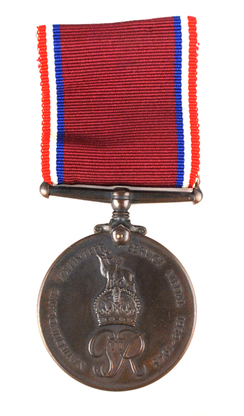 1939-45: Newfoundland Volunteer War Service Medal at Whyte's Auctions