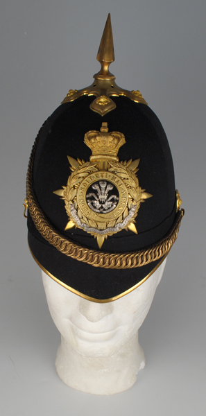 circa 1882: Leinster Regiment officer's helmet at Whyte's Auctions