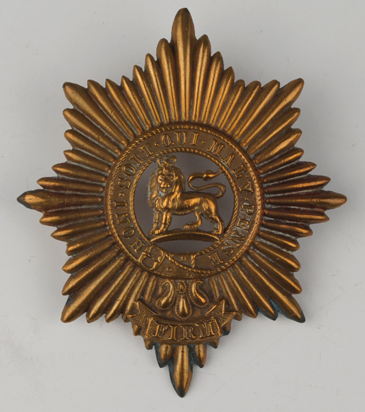 1893-5: Worcestershire Regiment glengarry badge at Whyte's Auctions