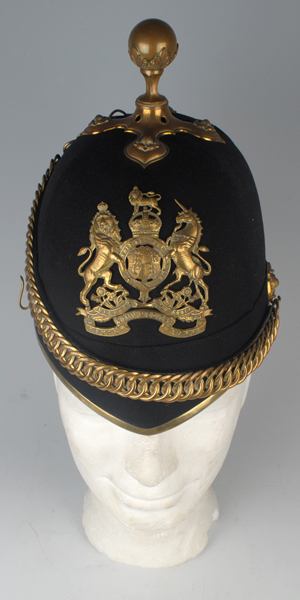 circa 1910: Royal Army Medical Corps Dublin made home service pattern helmet at Whyte's Auctions