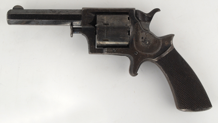 circa 1870: Tranters patent double action revolver by Rigby London at Whyte's Auctions