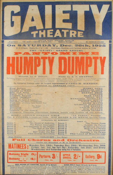 Dublin theatre posters, 19th/early 20th century at Whyte's Auctions