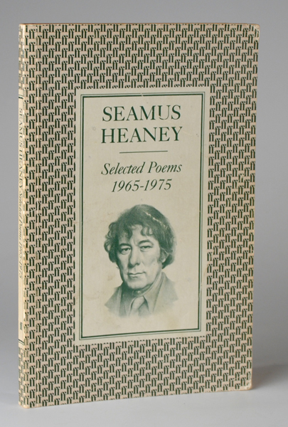 Heaney, Seamus. Selected Poems 1965-1975 and Preoccupations, Selected Prose 1968-1978 signed at Whyte's Auctions