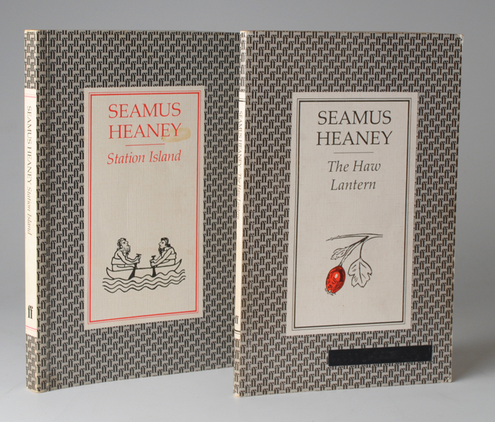 Heaney, Seamus. Station Island and The Haw Lantern signed at Whyte's Auctions
