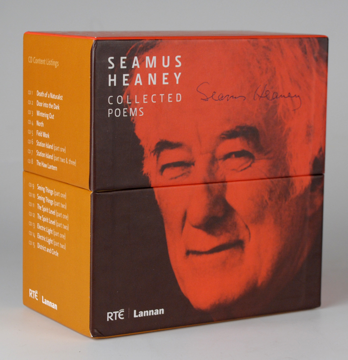 Heaney, Seamus. Collected Poems CD collection and The Spirit Level signed at Whyte's Auctions