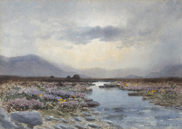 BOG LANDSCAPE, 1916 by William Percy French (1854-1920) at Whyte's Auctions