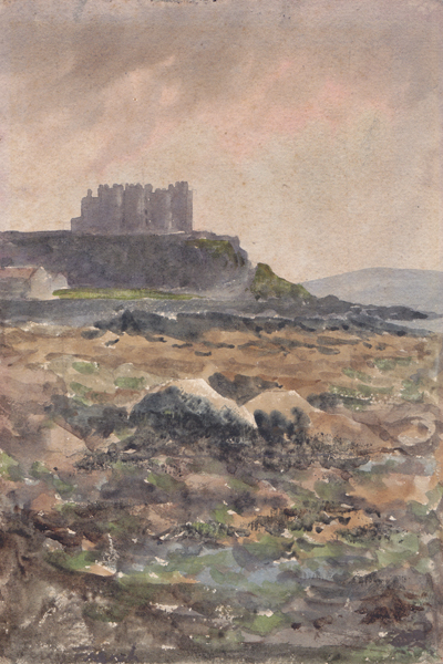 ON THE ROCKS [ROCK OF CASHEL, COUNTY TIPPERARY] by William Percy French (1854-1920) at Whyte's Auctions