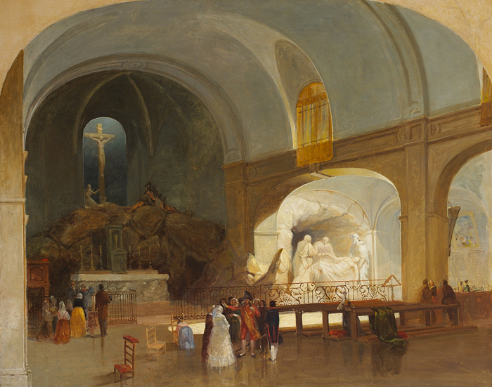THE CHURCH OF ST. ROCH, PARIS, 1844 by James Mahony ARHA (c.1815-c.1859) at Whyte's Auctions