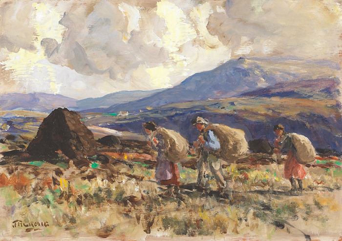 TURF GATHERERS by James Humbert Craig sold for 10,000 at Whyte's Auctions