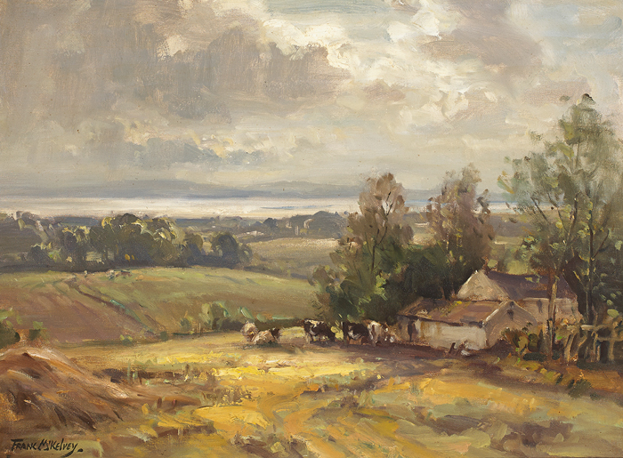 LOUGH NEAGH, COUNTY ANTRIM by Frank McKelvey sold for �6,600 at Whyte's Auctions
