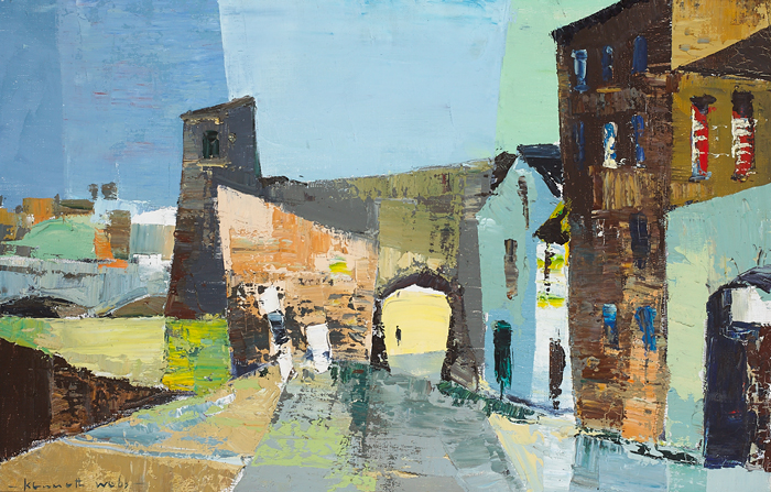 SPANISH GATE, GALWAY by Kenneth Webb RWA FRSA RUA (b.1927) at Whyte's Auctions