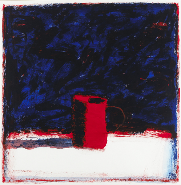 CHINA CUP, BLUE/RED, 1999 by Neil Shawcross RHA RUA (b.1940) at Whyte's Auctions