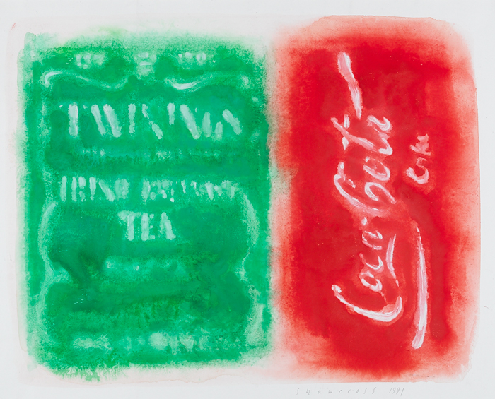 TWININGS TEA AND COCA COLA, 1991 by Neil Shawcross RHA RUA (b.1940) at Whyte's Auctions