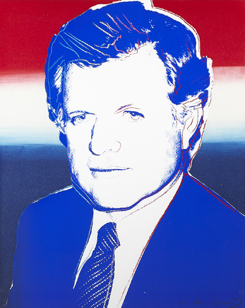 EDWARD KENNEDY [DELUXE EDITION] 1980 by Andy Warhol sold for �6,600 at Whyte's Auctions