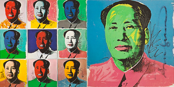 MAO INVITATION, 1972 by Andy Warhol sold for �5,200 at Whyte's Auctions
