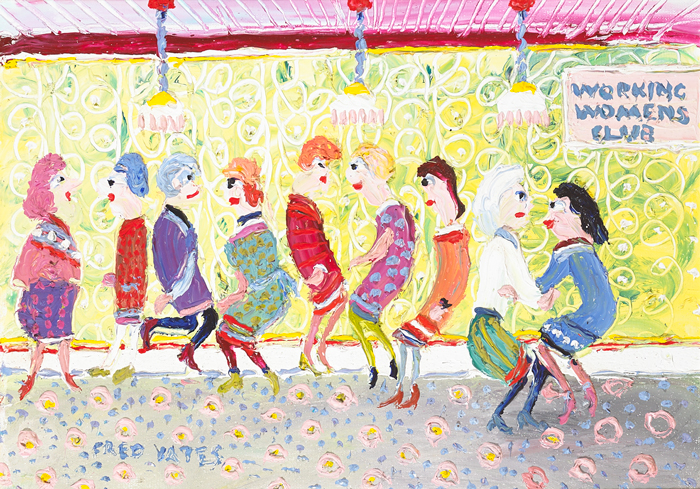 WORKING WOMEN'S CLUB by Fred Yates sold for 1,050 at Whyte's Auctions