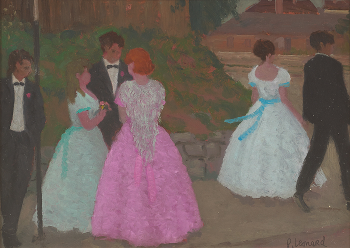 AFTER THE DEBS BALL, SKERRIES, 1979 by Patrick Leonard HRHA (1918-2005) at Whyte's Auctions
