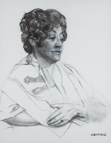PORTRAIT OF A WOMAN, c.1970s by Sen Keating PPRHA HRA HRSA (1889-1977) at Whyte's Auctions