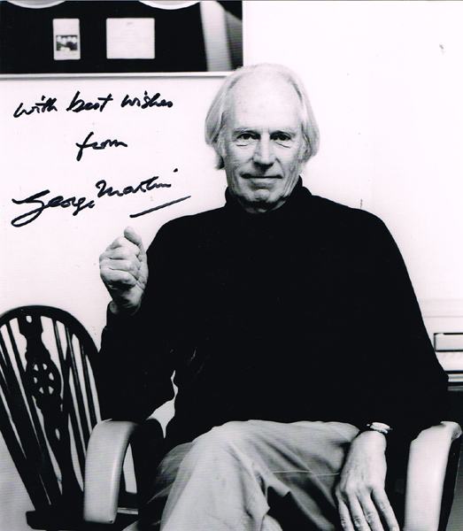 George Martin: Signed photograph at Whyte's Auctions