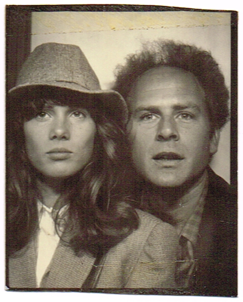 Art Garfunkel. Unique selfie" photograph with Laurie Bird at Dublin airport" at Whyte's Auctions