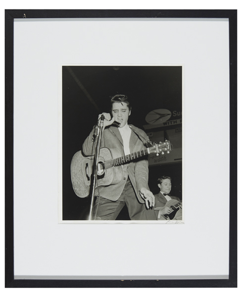Elvis Presley. 1956 photograph by Lew Allen. at Whyte's Auctions