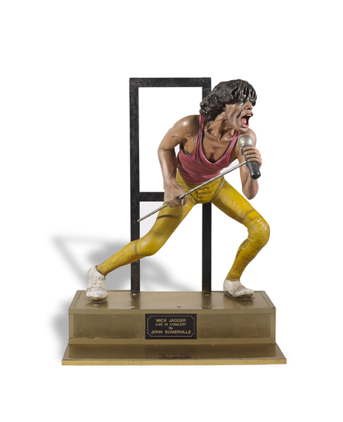 Mick Jagger. A sculpture by John Somerville at Whyte's Auctions