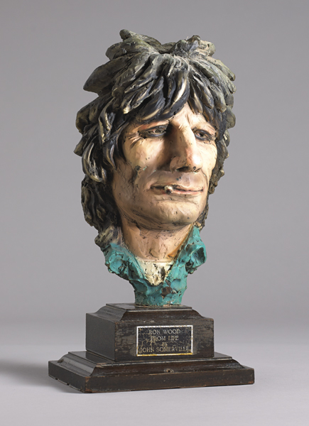 Ron Wood sculpture by John Somerville. at Whyte's Auctions