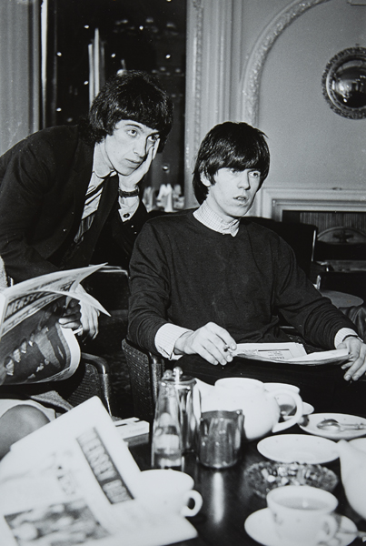 1965 Bill Wyman and Keith Richards in Dublin photograph. at Whyte's Auctions