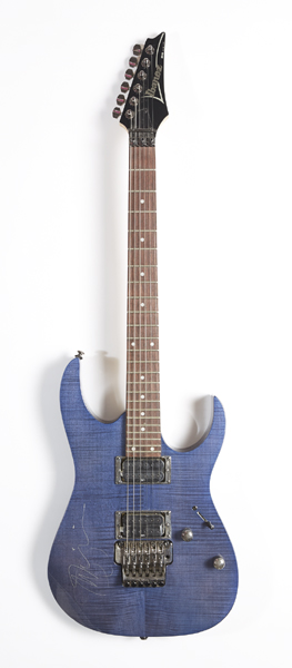 Joe Satriani: Signed Ibanez electric guitar at Whyte's Auctions