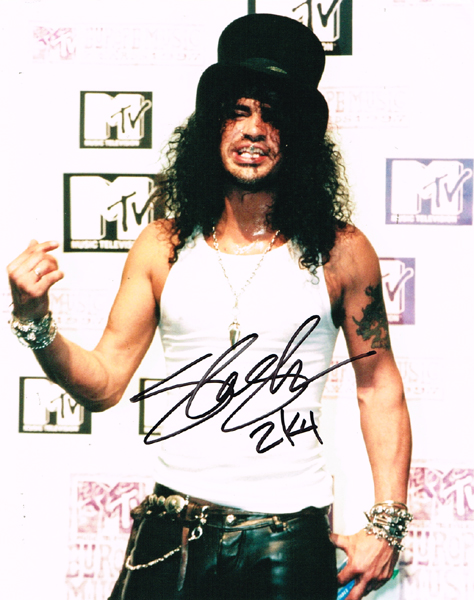 Slash: Autographed photograph at Whyte's Auctions
