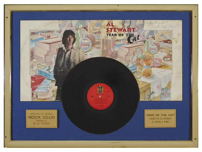 Al Stewart signed album and photograph. at Whyte's Auctions