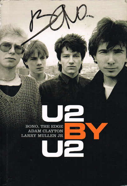 'U2 by U2' book signed by Bono at Whyte's Auctions