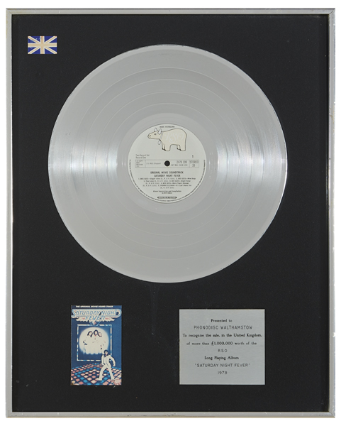 Gold and Platinum Discs for The Bee Gees, Dr Hook, Judie Tzuke, and The Stylistics, etc. at Whyte's Auctions